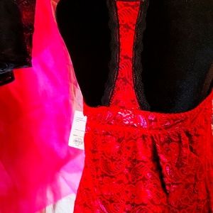 Sexy 2 piece thong with babydoll length apt 9 lingerie